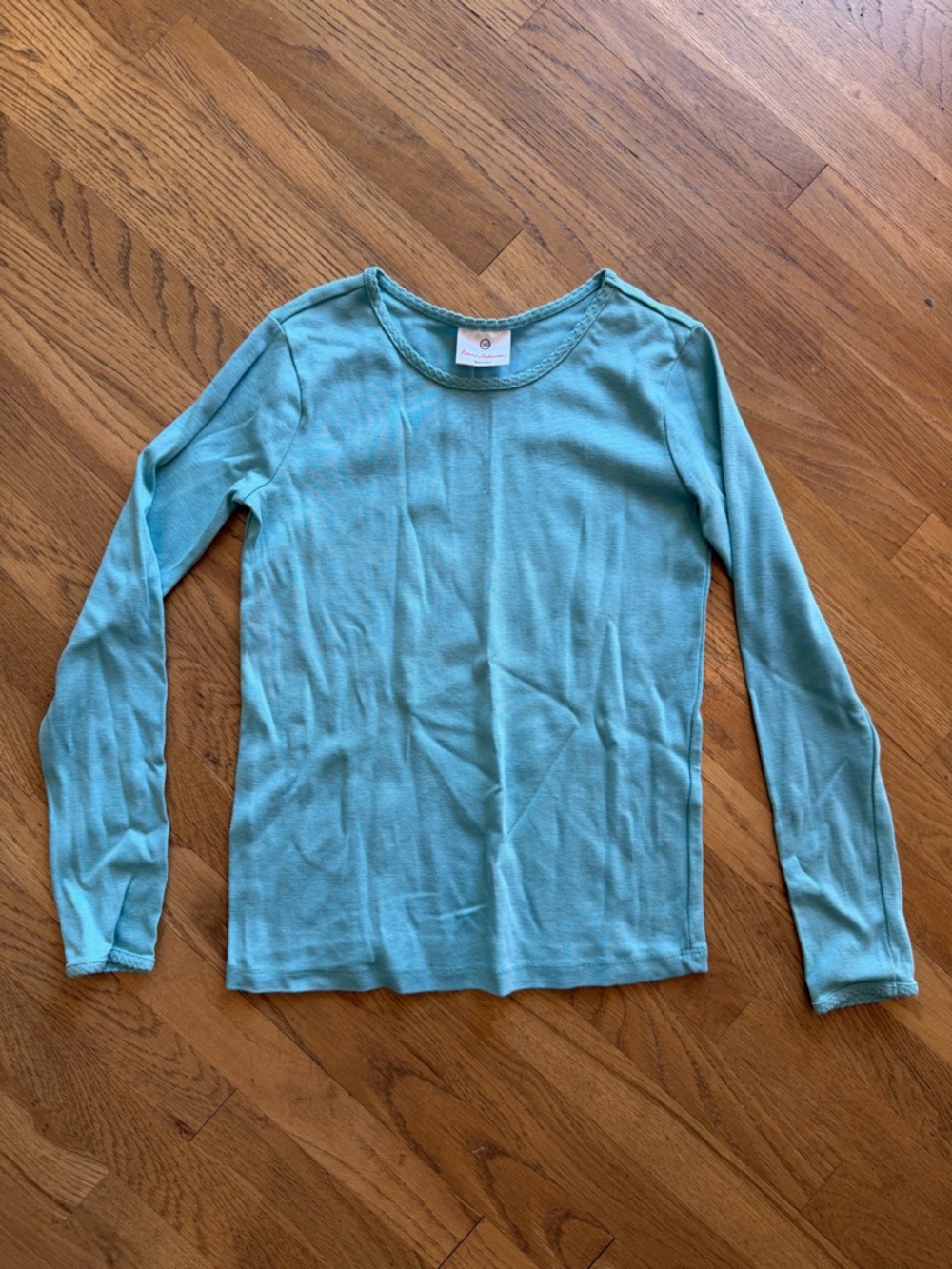 Hanna Andersson girls long sleeve pj top size 10